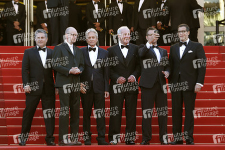 Greg Jacobs, Steven Soderbergh, Michael Douglas, Jerry Weintraub, Matt Damon, Richard LaGravenese