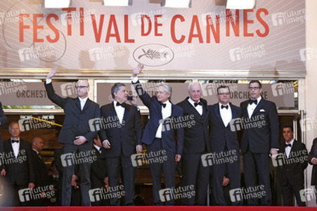 Steven Soderbergh, Greg Jacobs, Michael Douglas, Jerry Weintraub, Matt Damon, Richard LaGravenese