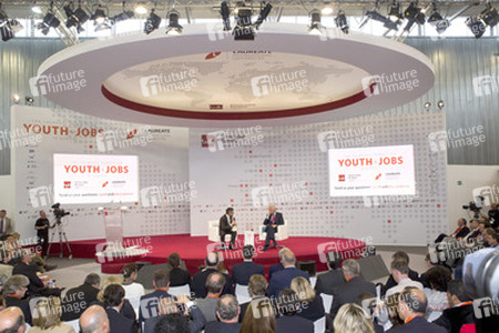 'Laureate Summit on Youth and Jobs' Podiumsdiskussion, Madrid