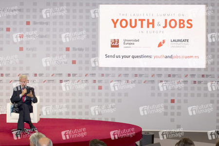 'Laureate Summit on Youth and Jobs' Podiumsdiskussion, Madrid