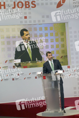 'Laureate Summit on Youth and Jobs' Podiumsdiskussion, Madrid