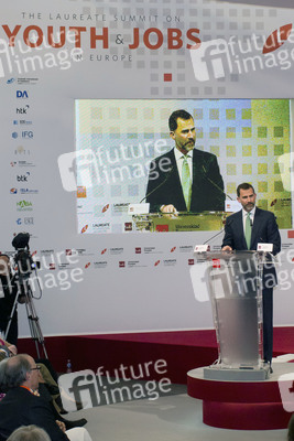'Laureate Summit on Youth and Jobs' Podiumsdiskussion, Madrid
