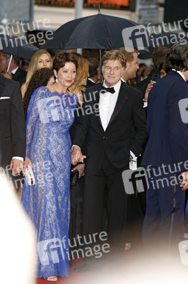 Robert Redford mit Gattin Sibylle Szaggars
