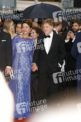 Robert Redford mit Gattin Sibylle Szaggars
