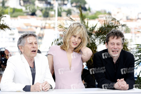 Roman Polanski, Emmanuelle Seigner, Mathieu Amalric