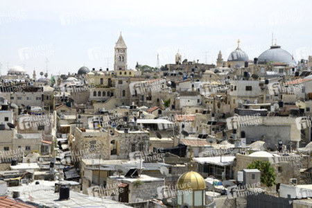 Blick auf die Altstadt von Jerusalem
