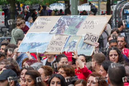 Solidaritäts-Demonstration für die Aufständischen in Istanbul