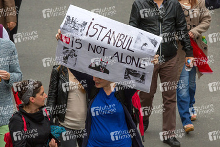 Solidaritäts-Demonstration für die Aufständischen in Istanbul