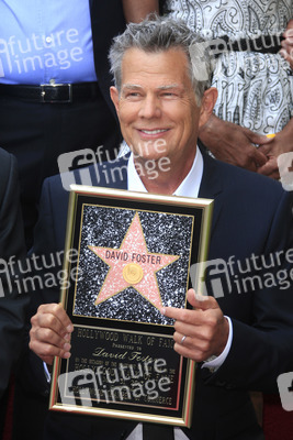 David Foster erhält einen Stern auf dem Hollywood Walk Of Fame, Los Angeles