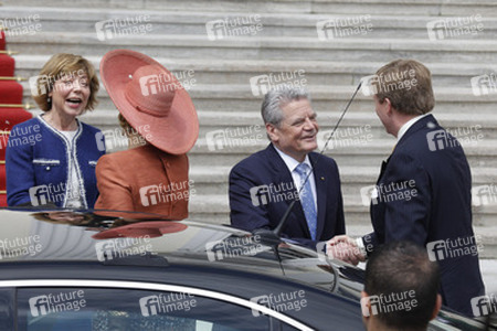 Daniela Schadt, Máxima der Niederlande, Joachim Gauck, Willem-Alexander der Niederlande