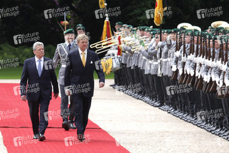Ministerpräsident Gauck empfängt das niederländische Königspaar, Berlin