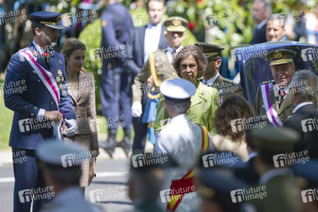 Felipe von Spanien, Letizia von Spanien, Sophia von Spanien, Juan Carlos I. von Spanien