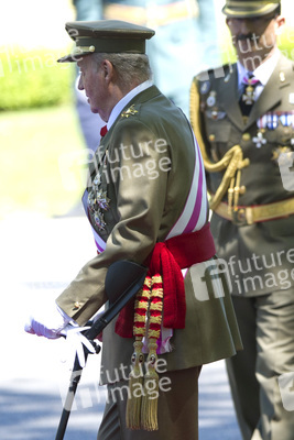 Die königliche spanische Familie beim Armed Forces Day, Madrid