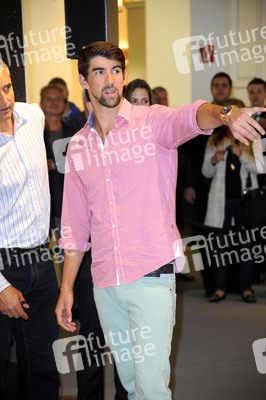 Michael Phelps im KaDeWe, Berlin