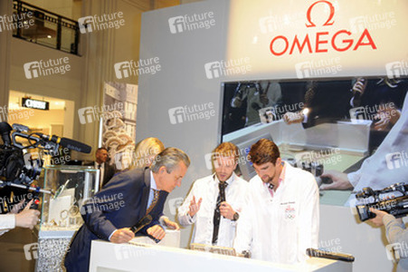 Tanja Bülter, Stephen Urquhart,  Michael Phelps