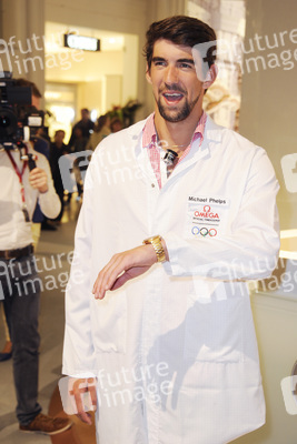 Michael Phelps im KaDeWe, Berlin