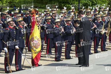 Prinz Felipe empfängt Prinz Naruhito, Madrid