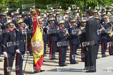 Prinz Felipe empfängt Prinz Naruhito, Madrid