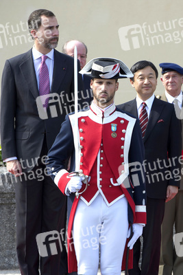 Prinz Felipe empfängt Prinz Naruhito, Madrid