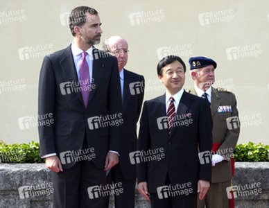 Prinz Felipe empfängt Prinz Naruhito, Madrid