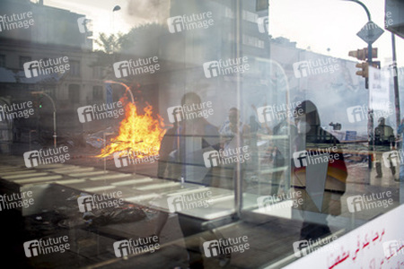 Polizei räumt das Protestlager am Taksim-Platz in Istanbul, Türkei