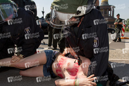 Femen Protest, Berlin