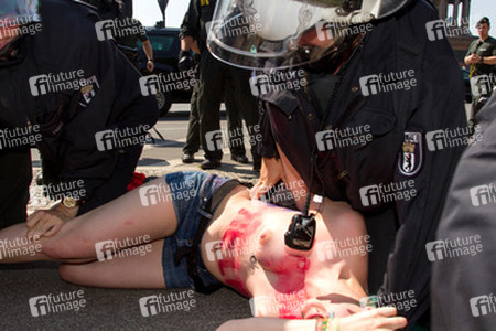 Femen Protest, Berlin