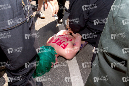 Femen Protest, Berlin