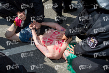 Femen Protest, Berlin