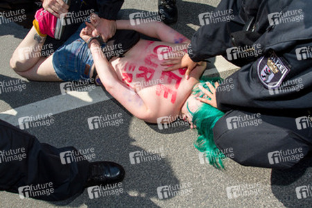 Femen Protest, Berlin