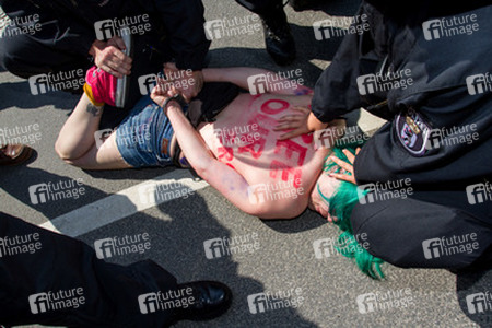 Femen Protest, Berlin