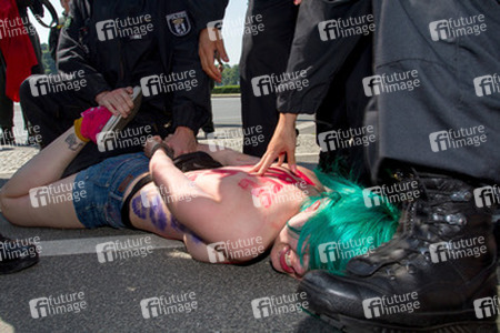 Femen Protest, Berlin