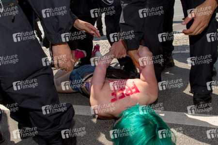 Femen Protest, Berlin