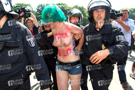 Femen Protest, Berlin