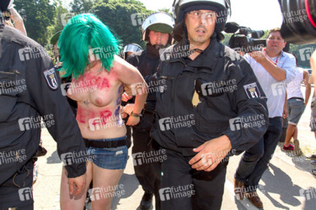 Femen Protest, Berlin