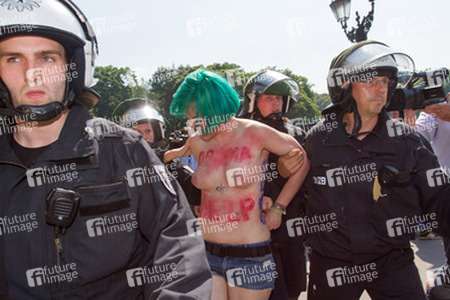 Femen Protest, Berlin
