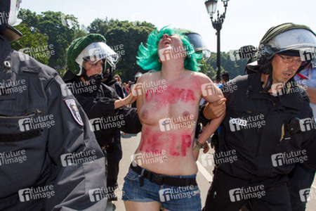 Femen Protest, Berlin
