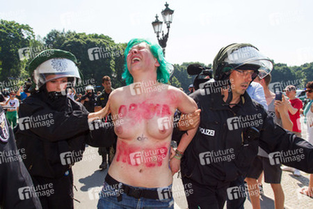 Femen Protest, Berlin