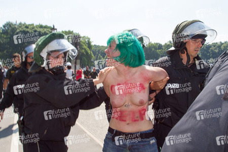 Femen Protest, Berlin