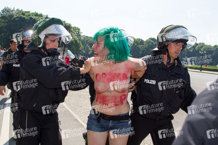 Femen Protest, Berlin