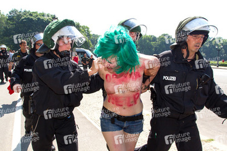 Femen Protest, Berlin