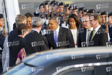 Michelle Obama, Barack Obama, Malia Ann Obama, Guido Westerwelle