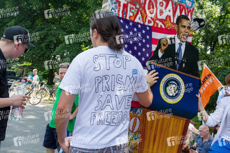Anti Obama Demonstration, Berlin
