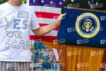 Anti Obama Demonstration, Berlin