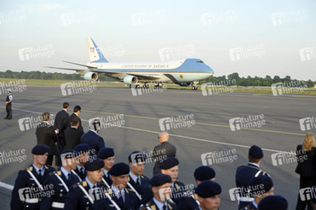 Ankunft von Präsident Obama, Berlin