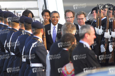 Ankunft von Präsident Obama, Berlin