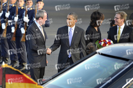 Ankunft von Präsident Obama, Berlin