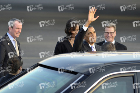 Ankunft von Präsident Obama, Berlin