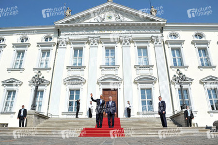 Präsident Obama besucht Schloss Bellevue, Berlin
