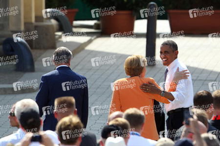 Präsident Obama spricht am Brandenburger Tor, Berlin